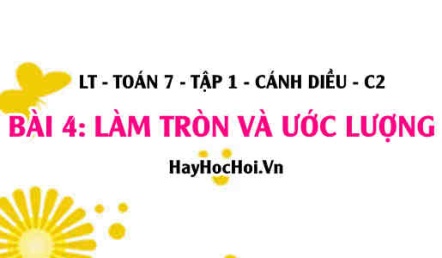 Cách ước lượng kết quả và cách làm tròn số với độ chính xác cho trước? Toán 7 bài 4 cd1c2